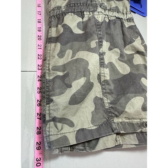 MIAMI Utility Jacket Womens L  Green Camouflage Safari Anorak Zip Up Military - Picture 12 of 13